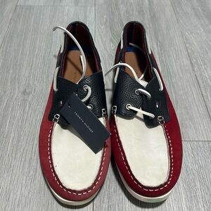 Tommy Hilfiger boat shoes with tag. Size 11